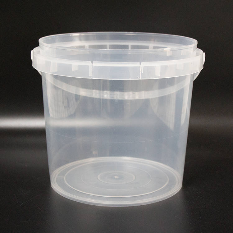 5L Clear plastic Round Drum