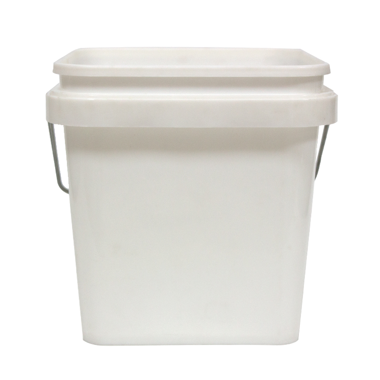 2L plastic square bucket